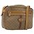 Gucci Borsa a Spalla Micro GG Supreme PVC Beige Oro 007 904 0008 Auth ka3952 D'oro