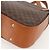 Céline Borsa a mano in tela Macadam CELINE in pelle PVC 2 in 1 marrone oro Auth YKZ1558A - vista 18