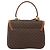 Céline Borsa a mano in tela Macadam CELINE in pelle PVC 2 in 1 marrone oro Auth YKZ1558A - vista 2