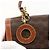 Céline Borsa a mano in tela Macadam CELINE in pelle PVC 2 in 1 marrone oro Auth YKZ1558A - vista 21