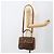 Céline Borsa a mano in tela Macadam CELINE in pelle PVC 2 in 1 marrone oro Auth YKZ1558A - vista 28