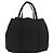 PRADA Bolsa de mão em nylon preto prata Auth 175699