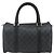 Borsa Boston in PVC nero e oro della linea Sherry GG Supreme di GUCCI 40 02 006 Auth 176475 D'oro - vista 2