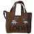 Borsa LOEWE Font Tote Small Suna Fujita Collaboration in rafia 2 in 1 Auth YKZ1552SAM Marrone Argento