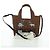 Borsa LOEWE Font Tote Small Suna Fujita Collaboration in rafia 2 in 1 Auth YKZ1552SAM Marrone Argento - vista 12