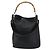 Gucci Bamboo Schultertasche Leder 2way Schwarz Silber Auth ka3910 - Ansicht 13