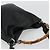 Gucci Bamboo Schultertasche Leder 2way Schwarz Silber Auth ka3910 - Ansicht 6