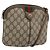 Borsa Sherry Line GG Supreme Web di GUCCI in PVC beige e oro 904 02 047 Auth 175286 D'oro