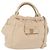 Borsa a mano Vala in pelle 2 in 1 avorio e oro Auth BA12126A di Salvatore Ferragamo