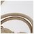 Borsa a mano Vala in pelle 2 in 1 avorio e oro Auth BA12126A di Salvatore Ferragamo - vista 14