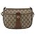 GUCCI GG Supreme Web Sherry Line Bag PVC Beige Gold 89 02 032 Auth 175961 Golden - view 13