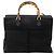 Borsa a mano in suede GUCCI Bamboo 2way Nero Oro 002 2855 0322 0 Auth bs34248 D'oro - vista 13