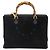 Borsa a mano in suede GUCCI Bamboo 2way Nero Oro 002 2855 0322 0 Auth bs34248 D'oro - vista 2