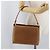 Borsa a mano GUCCI in pelle marrone dorato Auth ka3873 D'oro - vista 23