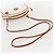 Borsa a Spalla GUCCI GG Plus Supreme PVC Bianco Oro Auth 175962 - vista 7