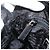 Borsa a Spalla Sportiva PRADA in Nylon Nero e Argento Auth ti3828 - vista 21