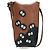 LOEWE Ghibli Collaborazione Gate Pocket Bag Pelle Marrone Argento Auth 172347SM - vista 13