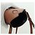 LOEWE Ghibli Collaborazione Gate Pocket Bag Pelle Marrone Argento Auth 172347SM - vista 21