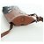 LOEWE Ghibli Collaborazione Gate Pocket Bag Pelle Marrone Argento Auth 172347SM - vista 6