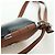 LOEWE Ghibli Collaborazione Gate Pocket Bag Pelle Marrone Argento Auth 172347SM - vista 9
