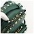 Zaino in pelle Valentino Rock Studs verde oro Auth BA12134A D'oro - vista 10
