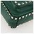 Zaino in pelle Valentino Rock Studs verde oro Auth BA12134A D'oro - vista 16