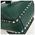 Zaino in pelle Valentino Rock Studs verde oro Auth BA12134A D'oro - vista 18