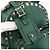 Zaino in pelle Valentino Rock Studs verde oro Auth BA12134A D'oro - vista 20