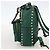 Zaino in pelle Valentino Rock Studs verde oro Auth BA12134A D'oro - vista 4