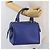 Céline Borsa a mano CELINE in pelle blu oro Auth YKZ1208 D'oro - vista 22