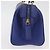 Céline Borsa a mano CELINE in pelle blu oro Auth YKZ1208 D'oro - vista 4