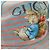Cappello in cotone blu della collaborazione GUCCI con Peter Rabbit Auth BA12083A - vista 9
