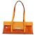 Bulgari BVLGARI Schultertasche Lackleder Orange Silber Auth BA12153A - Ansicht 13