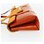 Bulgari BVLGARI Schultertasche Lackleder Orange Silber Auth BA12153A - Ansicht 3