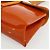 Bulgari BVLGARI Schultertasche Lackleder Orange Silber Auth BA12153A - Ansicht 9