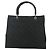 Borsa a mano GG Canvas Bamboo Gucci Nylon Nero Argento 002 1010 Auth 176148 - vista 2