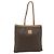 Céline Borsa tote in tela Macadam CELINE in pelle PVC marrone oro Auth mr2315 D'oro