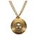 Collana Gianni Versace in metallo dorato Auth BA12056V