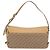 Borsa a Spalla Christian Dior Trotter in Tela Chic da Strada Beige Argento Auth 176137A - vista 2