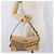 Borsa a Spalla Christian Dior Trotter in Tela Chic da Strada Beige Argento Auth 176137A - vista 24