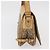 Borsa a Spalla Christian Dior Trotter in Tela Chic da Strada Beige Argento Auth 176137A - vista 4