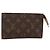 LOUIS VUITTON Monogram Bucket PM Accessory Pouch LV Auth BA12185
