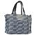 Borsa a Mano BALENCIAGA Denim 2way Blu Argento 671402 Auth 175182