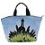 Bolso Tote PRADA de nailon azul plateado Auth YKZ1197 Plata - vista 13