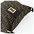Borsa a Spalla in Tela Zucca FENDI Marrone Nero Auth 176500 - vista 6