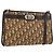 Sac à épaule en toile Trotter Christian Dior marron or Auth 176479 Doré