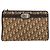Sac à épaule en toile Trotter Christian Dior marron or Auth 176479 Doré - vue 13