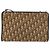 Sac à épaule en toile Trotter Christian Dior marron or Auth 176479 Doré - vue 2