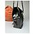 Vintage Loewe Madrid Lederhandtasche Schwarz - Ansicht 8
