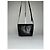 Bolsa de Ombro de Couro Embossed Vintage Courreges Preta Preto - vista 2